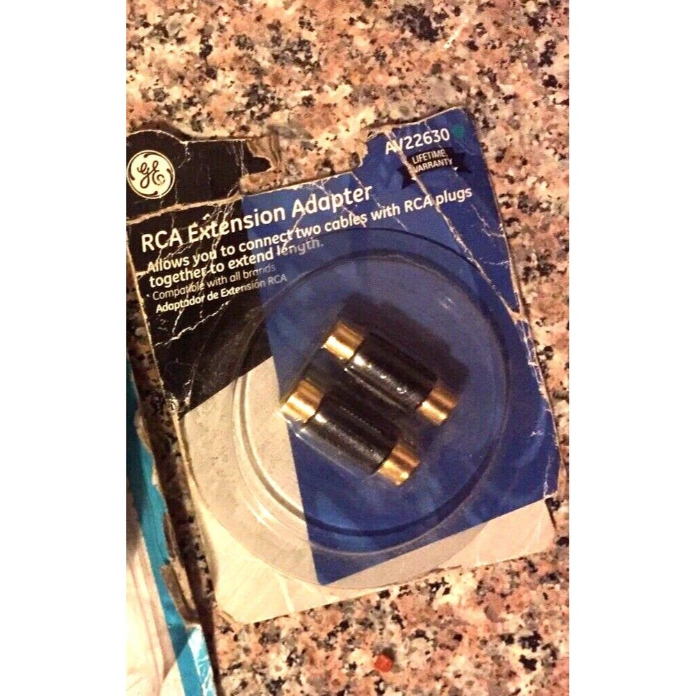 RCA Extension Adapter Satellite TV VCR Video Coaxial Digital Home Theater